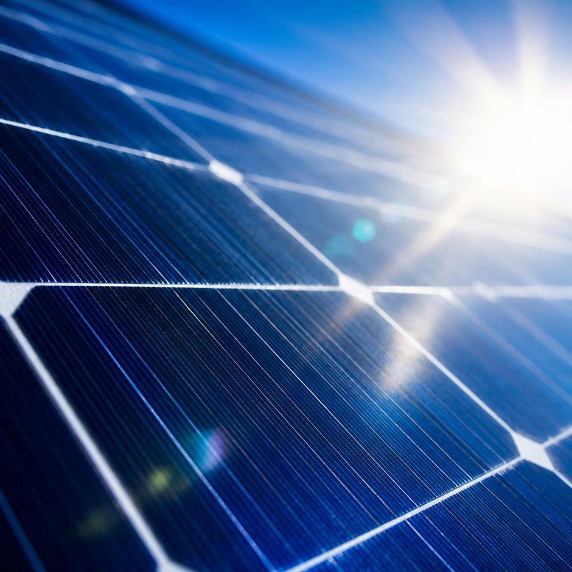 Solar cells catching the sun